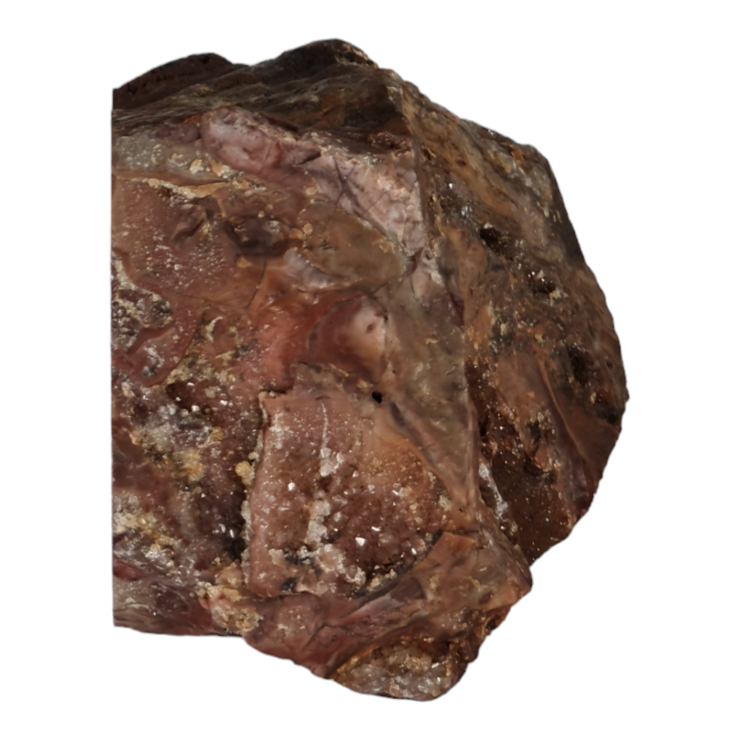 Stromatolite (with quartz crystal)