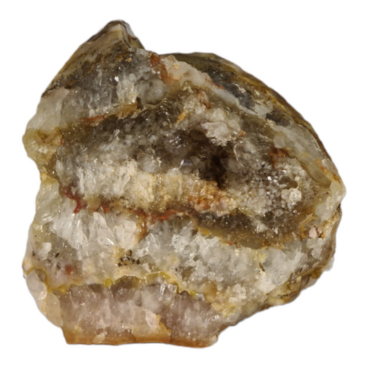 Quartz Crystal (with agate layers)
