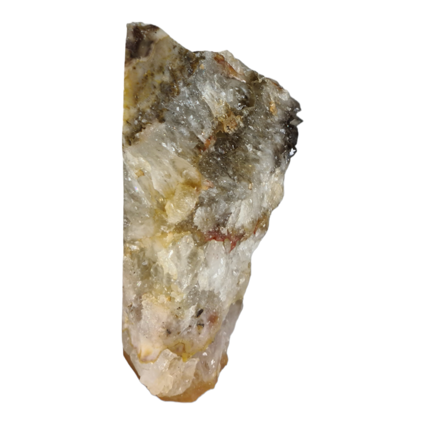 Quartz Crystal (with agate layers)